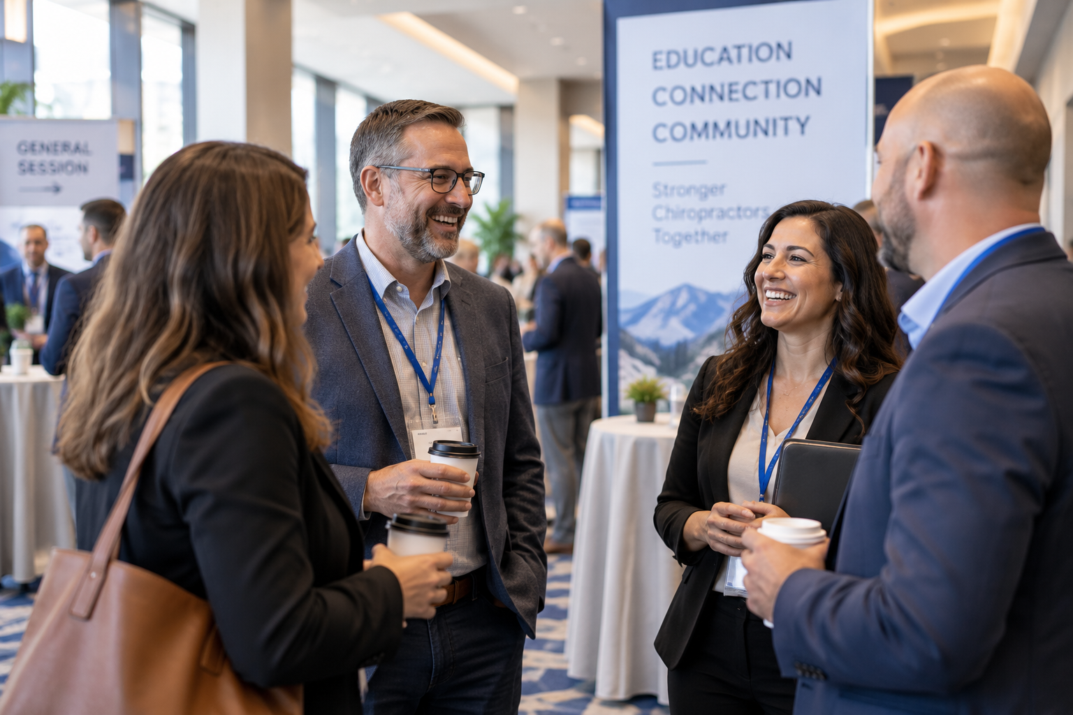Networking at the Education Conference - New York State Chiropractic Association